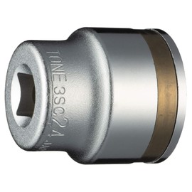 TONE Nut Catch Socket (6 Angle) 3SC-24 Drive Angle 0.3 inch (9.5 mm) (3/8 mm), Double Side Width 0.9 inches (24 mm)
