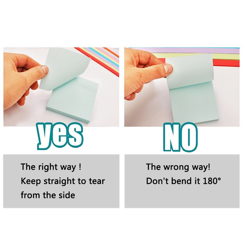 Dragon Eight Self-Stick Notes Sticky Notes 100 Sheets/Pad 4 Candy