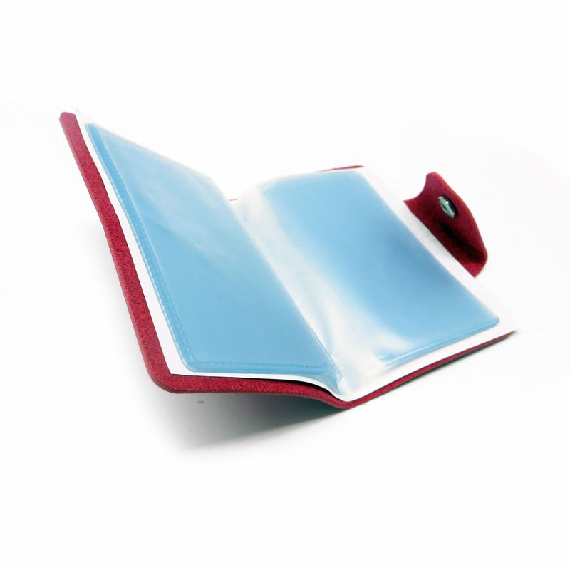 Card Holder Wallet - Holds 12 Cards! [Red]