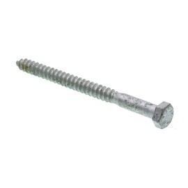 Prime-Line 9055857 Hex Lag Screws, 5/16 In. X 4 In., A307 Grade A Hot Dip Galvanized (15 Pack)