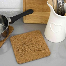 'Poison Ivy' Square Cork Trivet/Pot Stand (TR00026505)