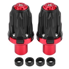 1 Pair of 10mm Motorcycle Exhaust Frame Sliders Anti Crash Pad Falling Protector Red