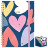 Design Group A5 Notebook Hardcover Wiro Blue X My Heart