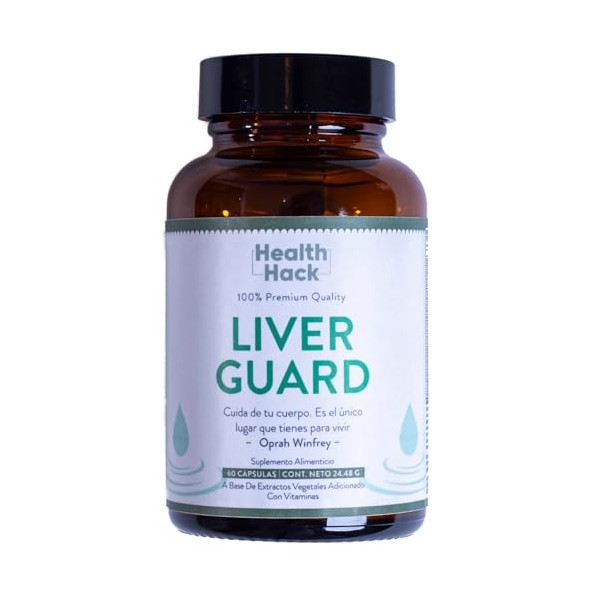 Liver Guard Suplemento para Higado con Cardo Mariano y Diente