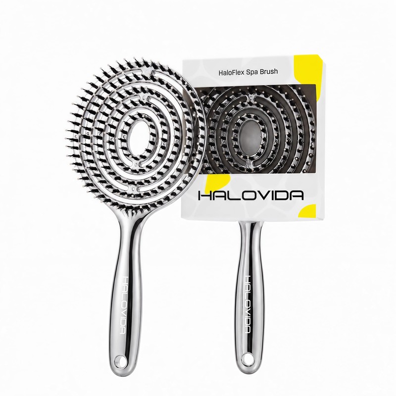 HALOVIDA Cepillo para Cabello Desenredante, Sin Tirones, Anti Frizz
