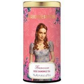 The Republic of Tea — Bridgerton Francesca Rose Chamomile Herbal Tea, 36 Tea Bags