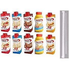 Premier Protein Shakes Drinks - Low Carb High Protein Shakes Variety 10 Pack...