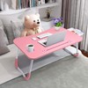 Slendor Lap Desk with Tablet Slot, Foldable Laptop Table with