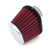 Chrome Performance Oval Pod Filter - 39mm - Compatible with