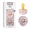 BIBS 5713795241187 PACIFIER, Blossom/Dusky Lilac, 2 piezas