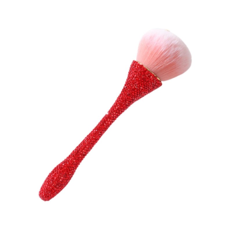 perfeclan Blush Brush,Makeup Brush,Cosmetic Compact with Shiny Handle,Powder Makeup Brush,Loose