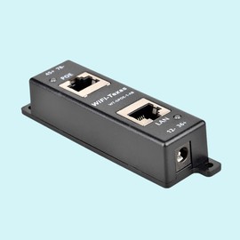 Gigabit PoE Injector Splitter with Y Cable | Power IEEE 802.3af/802.3at Passively | Power over Ethernet Injector Mode AB, Max Output Up to 60W | Compatible with 12~56V Power Supply