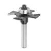 sourcing map Slot Cutter Router Bit 1/4" Shank 2mm Cutting