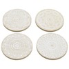 Carousel Home and Gifts Set of 4 Geometric Mandala Flower