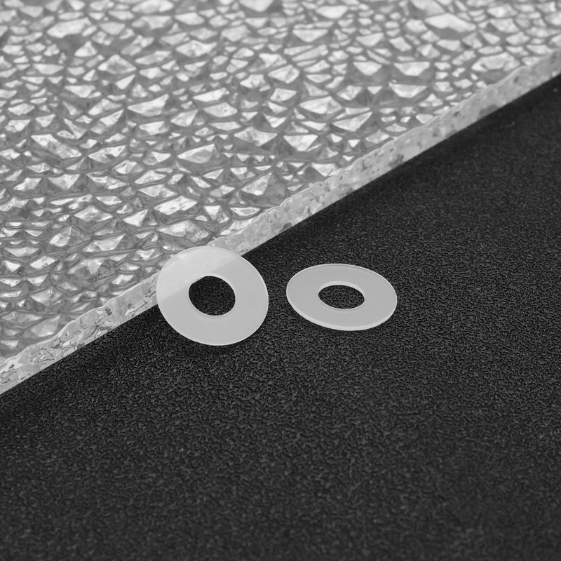 ECSiNG Pack of 100 Nylon Flat Washers M5 Flat Washers
