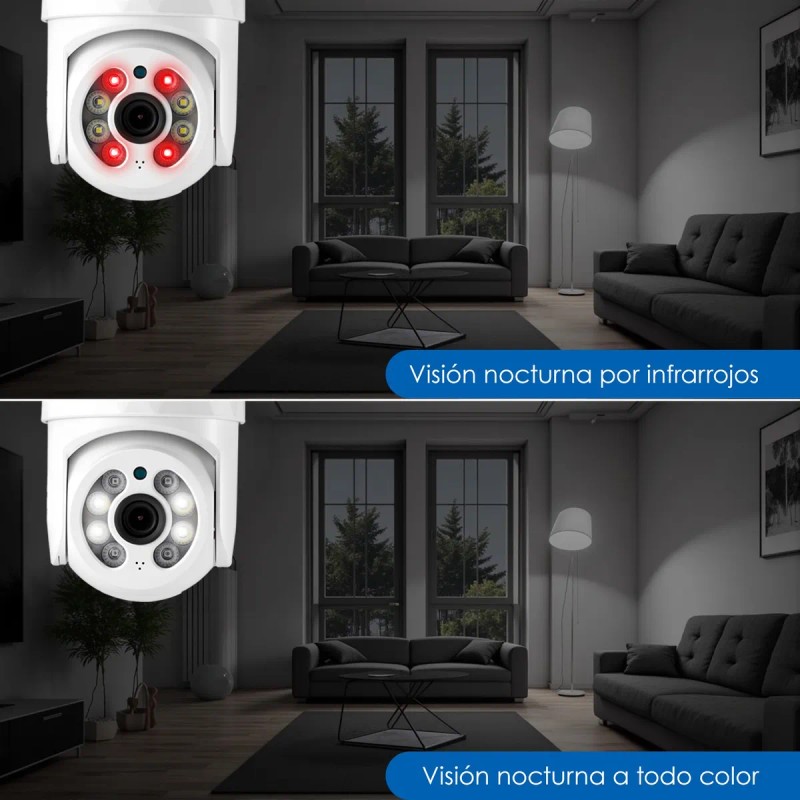 360 ° Cámara De Vigilancia De Seguridad Al Aire Libre