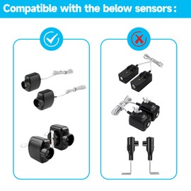 BROQIXIN Garage Door Sensor Sun Shade Protector | Garage Door Sensor Sun Shield Protector Cover Compatible with Linear Garage Door sensors HAE00002 LSO50 LDO33 LDO50