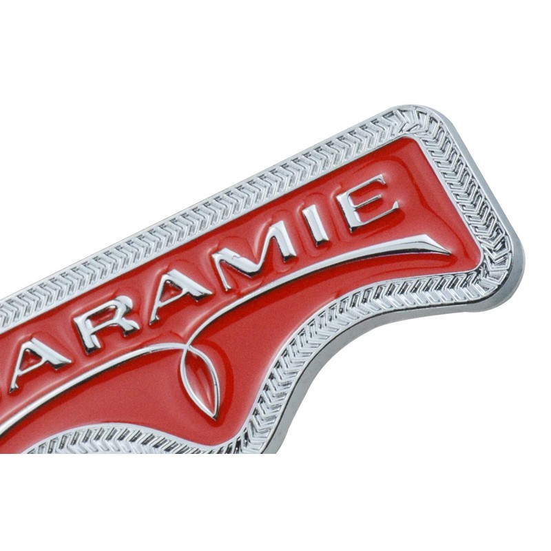 EmbRoom Laramie Emblem, 3D LARAMIE Badge Nameplate Tailgate Sticker Decal