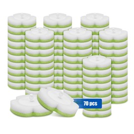 Toilet Bowl Cleaner Wand Refills,70 PCS Disposable Toilet Brush Heads Compatible with Wa.IE Jiemi and Most Wand,Disposable Wand Heads for Deep Cleaning