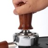 Coffee Leveler Tool Flat Base Wooden Handle 304 Stainless Steel