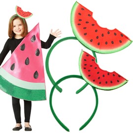 2 PACK Watermelon Hair Ornament, Fruit Headband, Cute Watermelon Headband, Women's Fashion Headbands, Party Head Boppers Hair Accessories