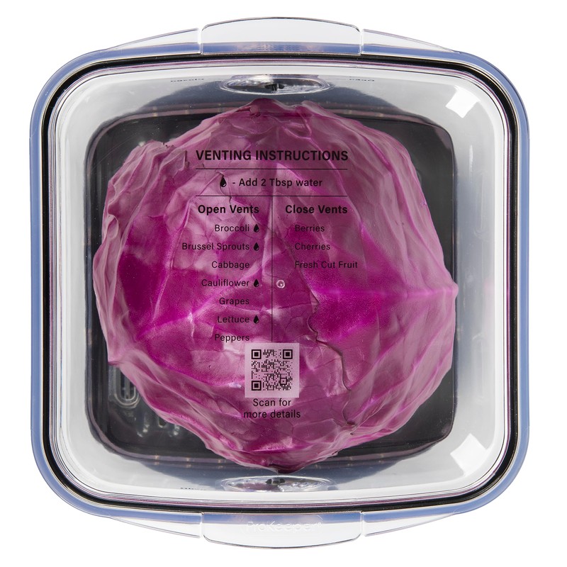 ProKeeper+ by Progressive Stackable Produce ProKeeper Storage Container with Stay-Fresh