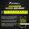 Storelli Silencer Threat Goalkeeper Gloves, High-Impact Hand Protection with 5