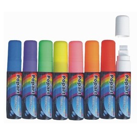 Fantastic Displays Fluorescent Liquid Chalk Neon Markers Pen Pack Dry Erase 8 Colors