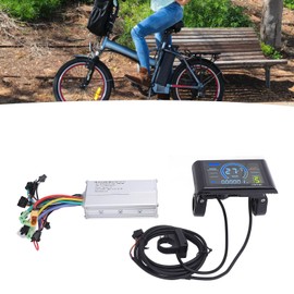 BuyWeek Electric Bicycle Brushless Motor Controller Kit, 36 V 48 V 60 V 450 W 500 W Sine Wave Controller and SW900 LCD Display Meter with NFC Key Induction