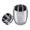 Small Urns Mini Cremation Human Ashes Holder Stainless Steel Memorial