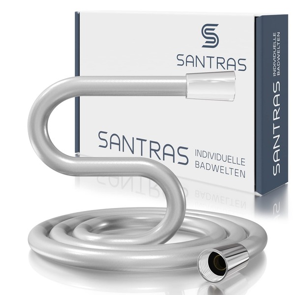 SANTRAS® Shower Hose Premium Chrome 1.50 m Made in Germany