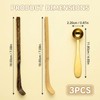 3PCS Matcha Spoon, Matcha Scoop, Matcha Measuring Spoon, Bamboo Chashaku