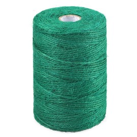 656 Feet x 2mm Green Jute Garden Indoor and Outdoor Twine,Green Garden Twine,Natural Twine for Plants,Floristry,Bundling,Crafts