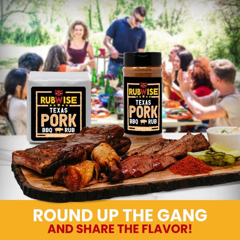 RubWise Texas Style BBQ Pork Rub (1lb) No MSG |
