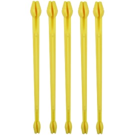 Fishing Hooks Disgorger Snelled, Plastic Fish Hook Remover Tool Fishing Gear Accessories (5Pcs-Small Sizes)