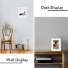 White 5x7 Picture Frames Set of 2 Display Pictures 4x6