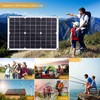 Portable Solar Panel 18V 20W Monocrystalline Silicon Solar Panel Dual