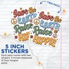(2 Pack) Save The Earth Stickers - Raise a Hippie