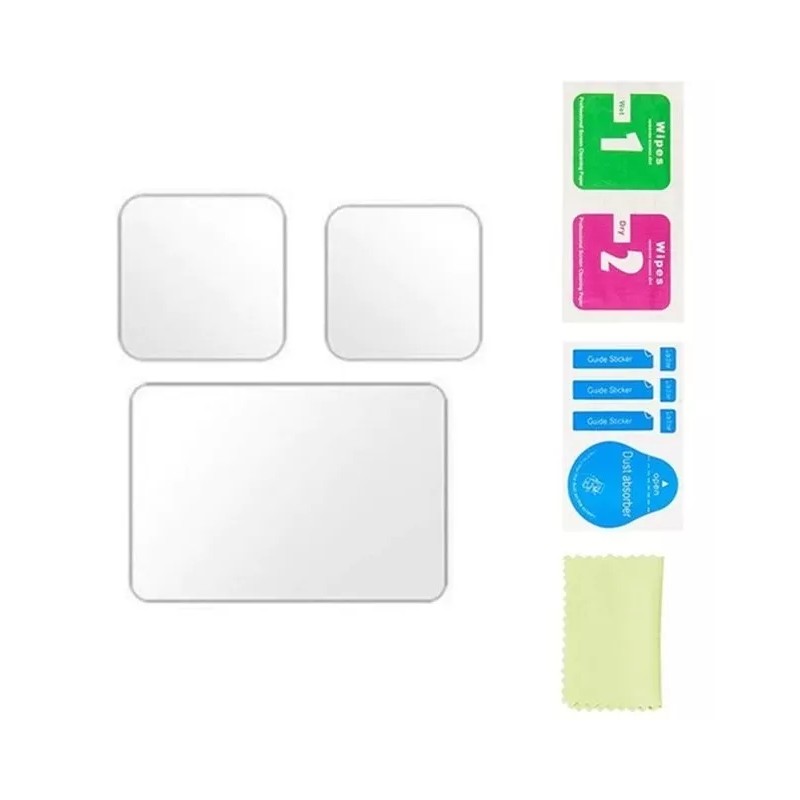 Estuchelandia Kit 5 Pzs Skin Funda Silicona Cristal Templado Gopro