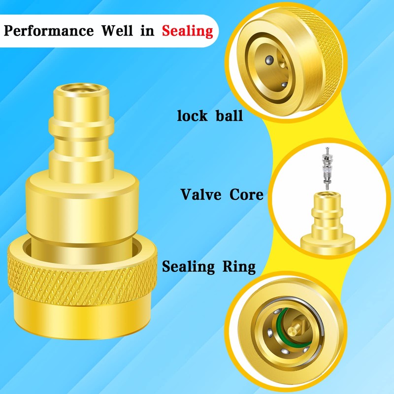 Boltigen R1234yf to R134a Aadapter, R1234yf to R134a Conversion Adapters,