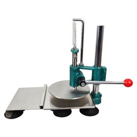 BANFLUXION 7.8 Inch Household Pizza Dough Pastry Press Machine Manual Stainless Steel Dough Pastry Presser 0.2 Inch Thickness of Plate