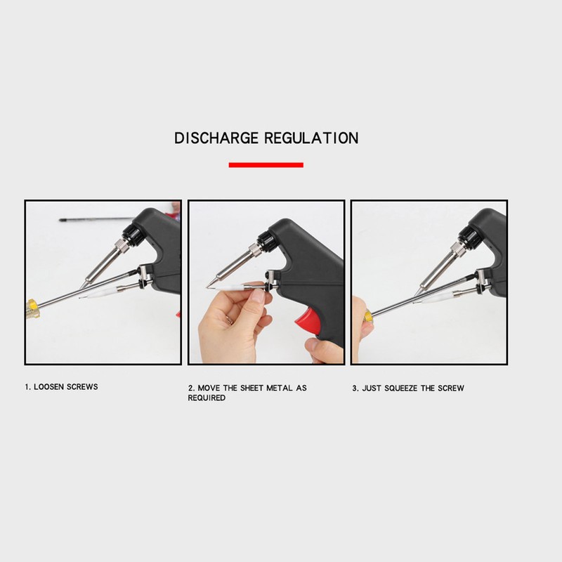 60W Soldering Iron Handheld Solder Iron Black Electric Soldering Tool