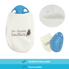 '-Ma LAGUELLE Pink Chouette Bouillotte Hot Water Bottle & Cover French Language] *
