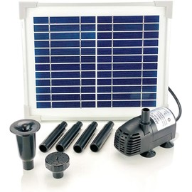 Solar AEO Solar Water Pump Kit: 12V DC Brushless 124GpH Water Pump w/ 5W Solar Panel