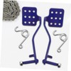 NOLITOY Throttle Pedal Kit Brake Pedal Set for Racing Metal