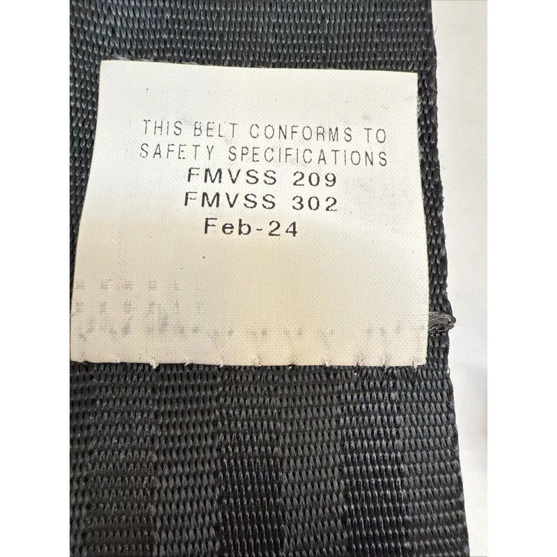 IMMI Retractable 2 point Seat Belt, Black F155850