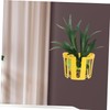 IWOWHERO Set of 8 Wall-Mounted Planter Baskets Plastic Container Pots