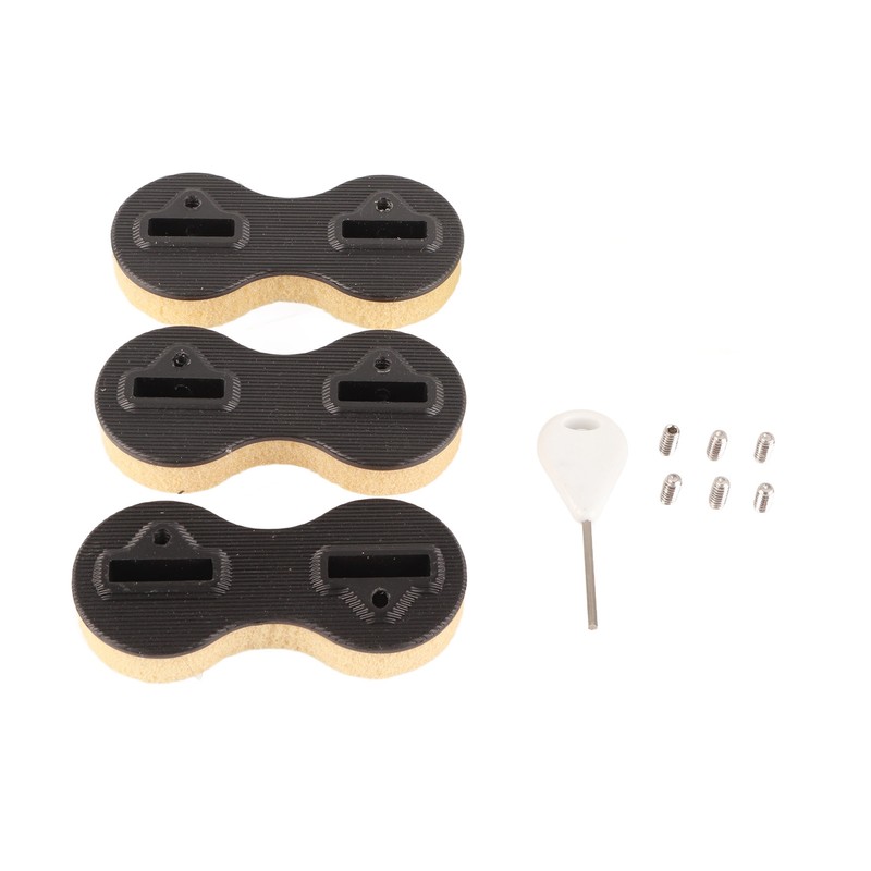 3 Pcs Surfboard Fin Box Round Cup Shape PVC Nine