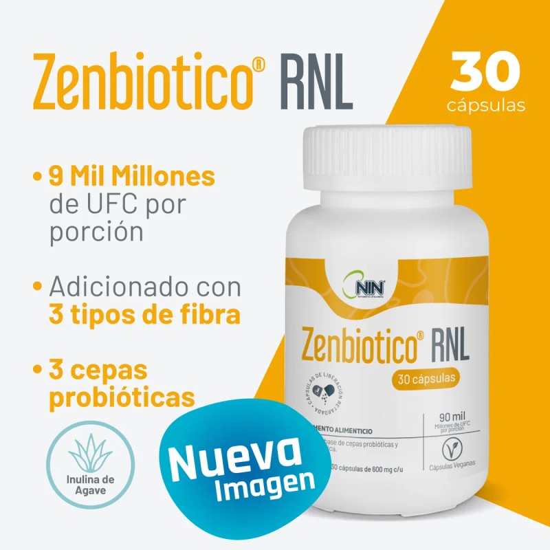 Zenbiotico Rnl Capsulas Nin Antes Simbin Sabor