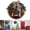 Nativity Scene Christmas Wreath for Front Door Outdoor Indoor Wall